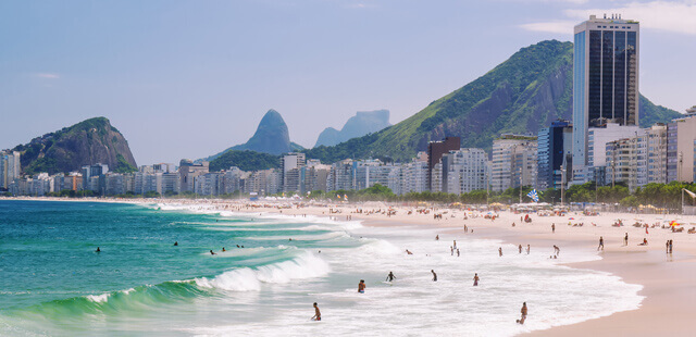 Praia de Copacabana, a melhor praia do rio de janeiro